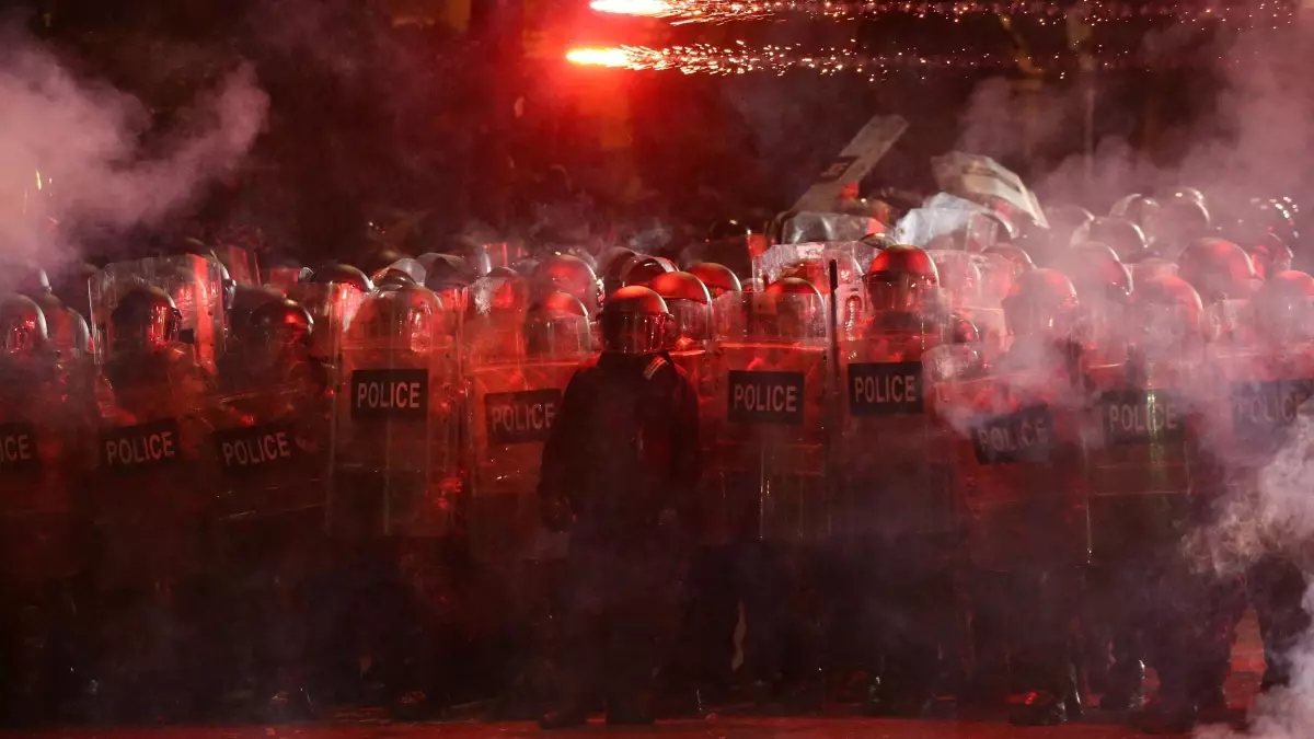 Gürcistan’da Protestolar Devam Ediyor: 113 Polis Yaralı, 224 Gözaltı